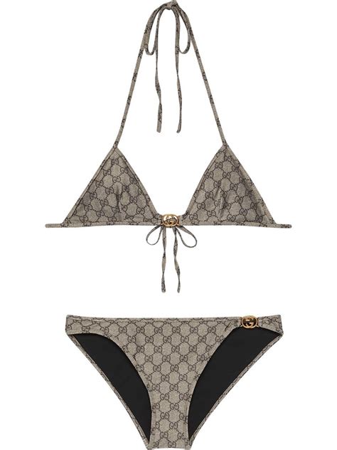 gucci swimsuit black|gucci bikini gg.